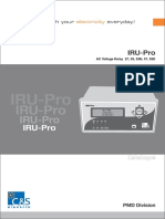IRU Pro UOR Catalogue