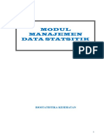Kuliah 16. Modul Manajemen Data Statistik