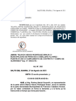 Presente: NOTIFÍCOLE, Que en El Expediente Nro. 305 y Año 2019 Con Caratula