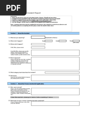 Accident Report Form
