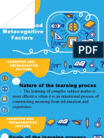 Cognitive and Metacognitive Factor (Ravelo & Toralba)