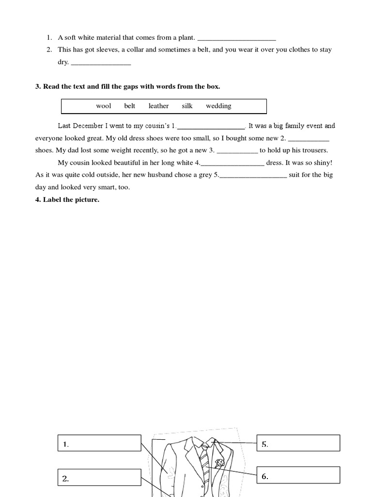 Read The Text and Fill The Gaps With Words From The Box | PDF