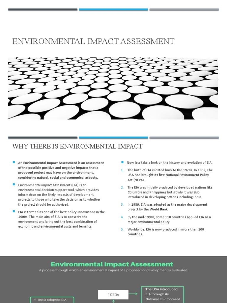 Understanding Environmental Impact Assessment | PDF | Environmental ...