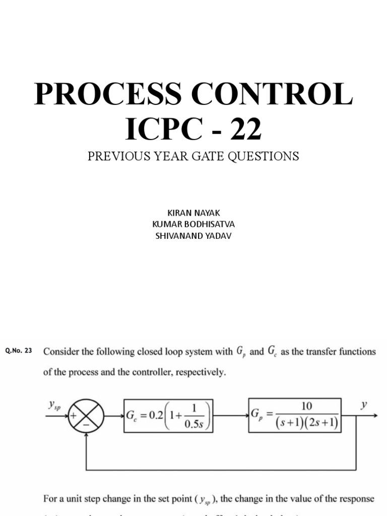 Process Control PPT-4 | PDF