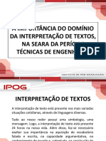 Interpretação de Textos - Conteúdo Teórico