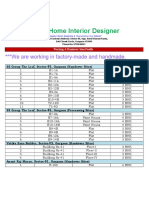 Green Home Interior Designer Handover Sites and Work Status