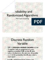 Probability and Randomized Algorithms