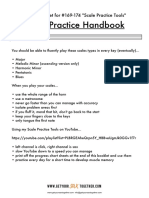 169 Scale Practice Tools Handbook Progress Sheet