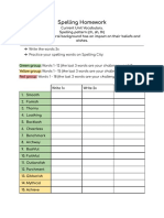 Grade 4 Spelling Lists - Week35