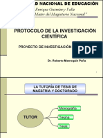 La tutoría en la tesis de maestría y doctorado