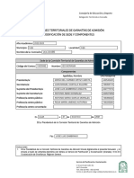 Formulario Modificación Datos CTGA