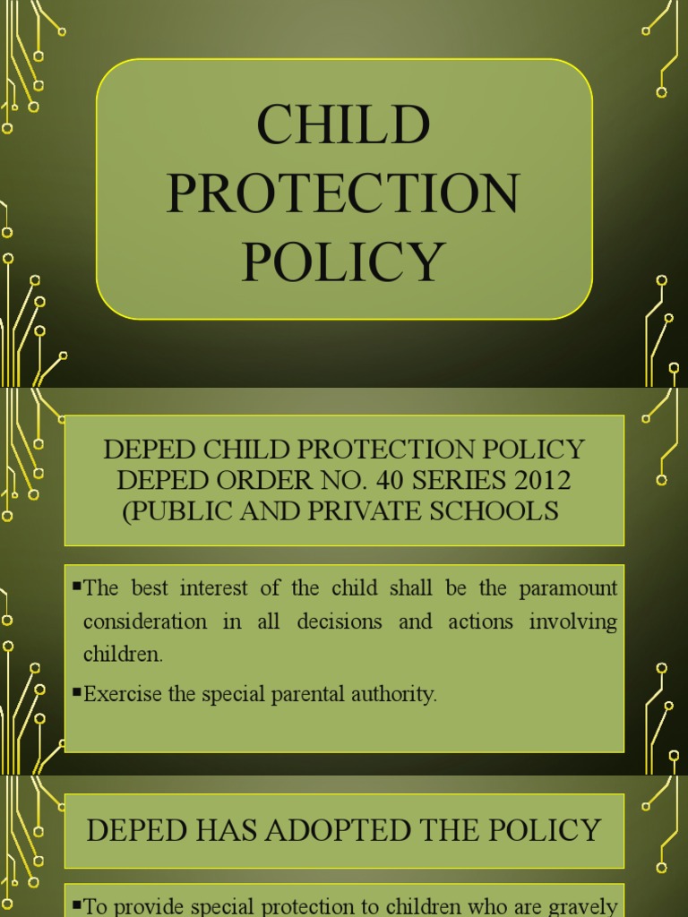 Child Protection Policy PDF Child Abuse Violence