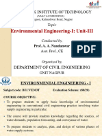 Environmental Engineering-I: Unit-III: Guru Nanak Institute of Technology