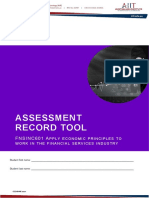FNSINC601 Assessment Record Tool (ID 150764)