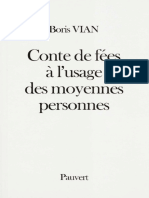 Vian, Boris - Conte de Fées à l'Usage Des Moyennes Personnes-Fayard_Pauvert_J.-j. Pauvert (2015_1997)