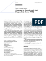 Psychopathological Rating Scales For Diagnostic Use in Adults With Attention-Deficit/hyperactivity Disorder (ADHD)