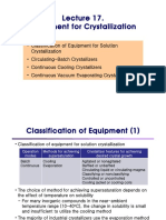 Equipment For Crystallization