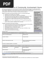 TDSB Community Involvement Form | PDF