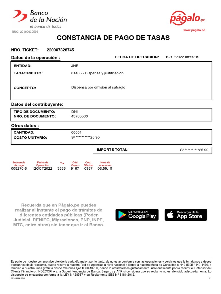 Constancia | PDF