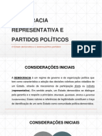 Unidade 9 - Democracia Representativa e Partidos Políticos