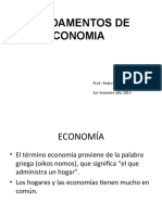 1º Clase Fundamentos de Economia