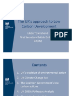 The UK's Approach to Low Carbon Development