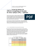 Perte de Retour Fibre Optique (ORL) Et Test Du Facteur de Réflexion Énergétique _ Fluke Networks