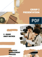 C-Shake SWOT Analysis and Strategic Plan Presentation