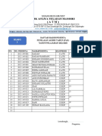 Daftar Hadir Peserta Saja