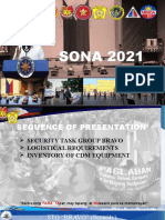 SONA 2021 Logistics