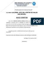 Constancia de No Adeudo Personal Cas Covid.