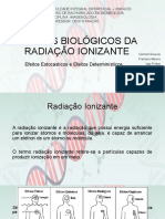 Efeitos biológicos radiação ionizante