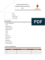 Formulir Pendaftaran Dan Kartu Screening