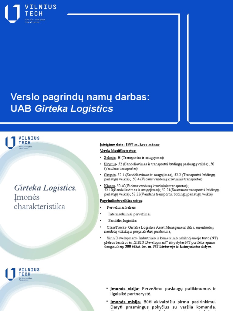 UAB Girteka Logistics | PDF
