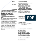 Folha de Canto - 2º Domingo Advento 04.12.22