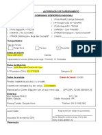 Autorização de Carregamento - CSN