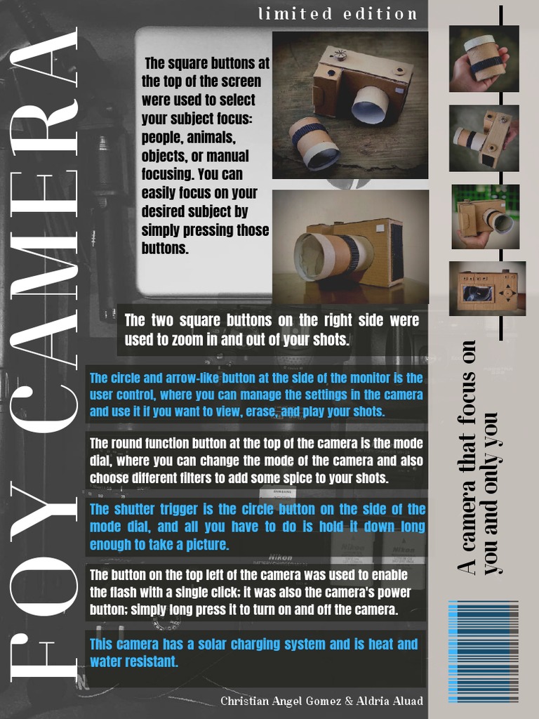FOY CAMERA (Gomez and Aluad) | PDF