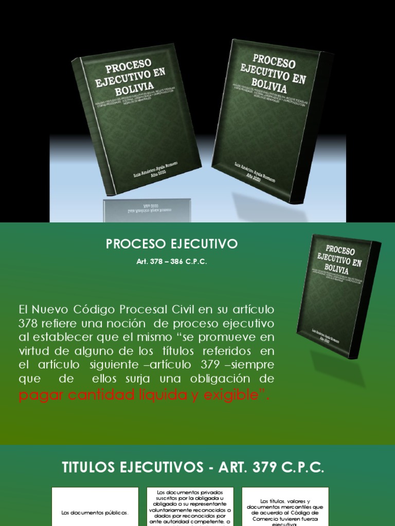 2da Parte Proceso Ejecutivo | Descargar gratis PDF | Sentencia (ley