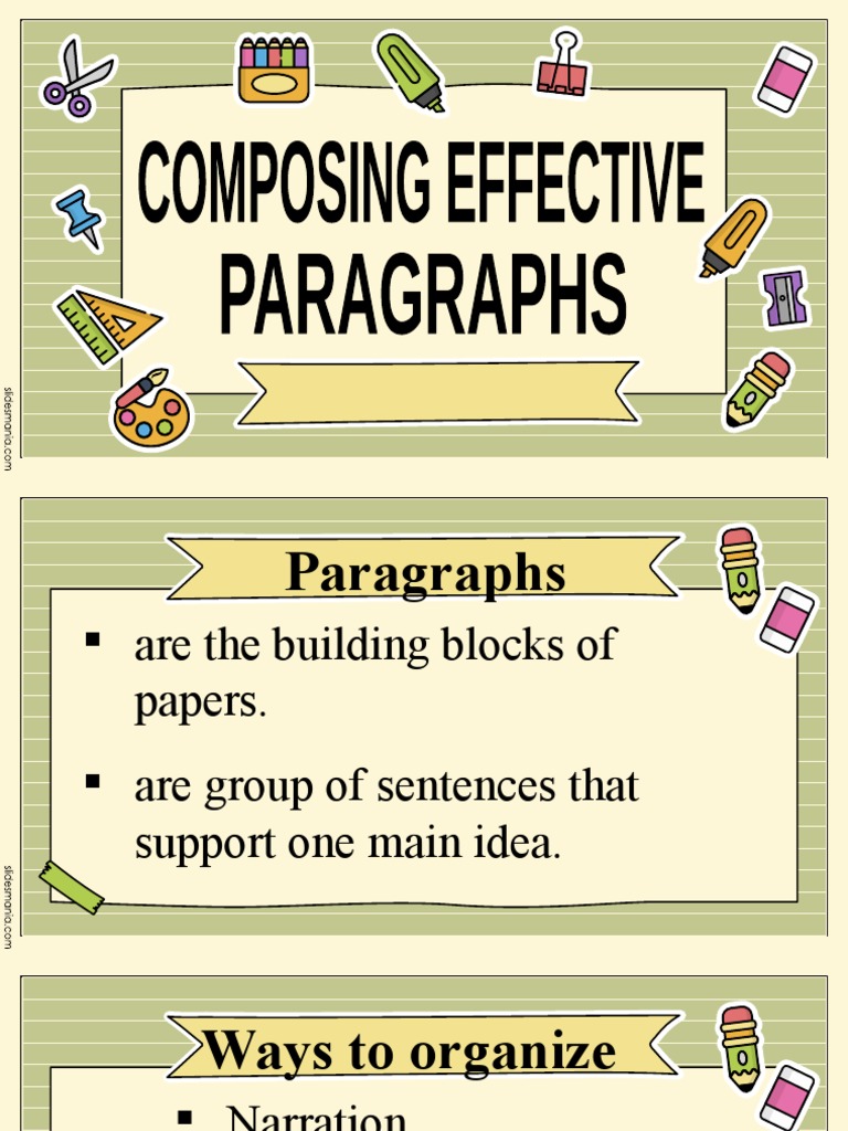 Q4 Mod56 Composing Effective Paragraphs DELIVERING | PDF | Cognitive ...