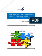 L'Applicazione Del Regolamento R.E.A.CH. Nel Comparto Tessile