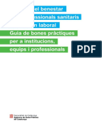 Salut Benestar Professionals Sanitaris Entorn Laboral Guia Bones Practiques Per Institucions Equips Professionals 2012