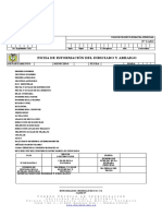 Ficha de Indiciado y Arraigo