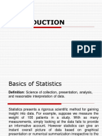 Basics of Statistics Explained