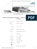 Piping Coordination Systems - Mechanical Symbols For Piping & Instrumentation Diagrams (PID)