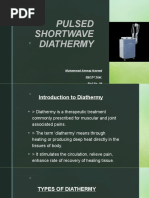 Medical Physics - Pulsed Short Wave Diathermy