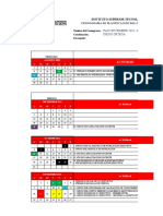 Calendario Noviembre 2022 - Abril 2023