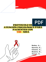 Protocolo de Atención Psicológica para Pacientes Con VIH - SIDA. Balza, A., García, E., Llanos, A., Ramos, D., Tovar, T.