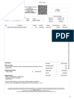 Factura de montajes eléctricos por $5.054.576