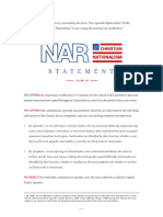 NAR Statement