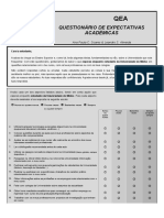 Questionário de Expectativas Académicas: Universidade Do Minho